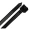 Home Plus Cable Tie, 18 in L, Black, PA 6.6, 120 lb Strength, 50 PK LH-HD-450-18-BK - alternate 1